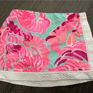 Girls Lilly Pulitzer Pink and White Skort